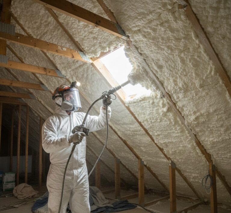 air conditioning spray foam